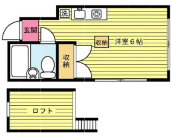 リバーハイツの物件間取画像